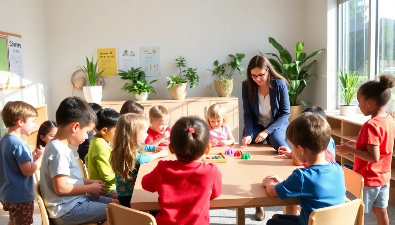 diverse students engaged in hands-on learning at Harry Stone Montessori Academy.